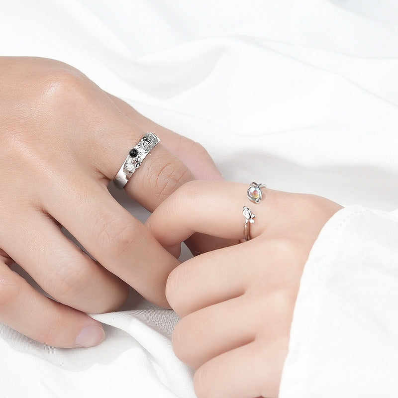 Stellar Love Couple Rings