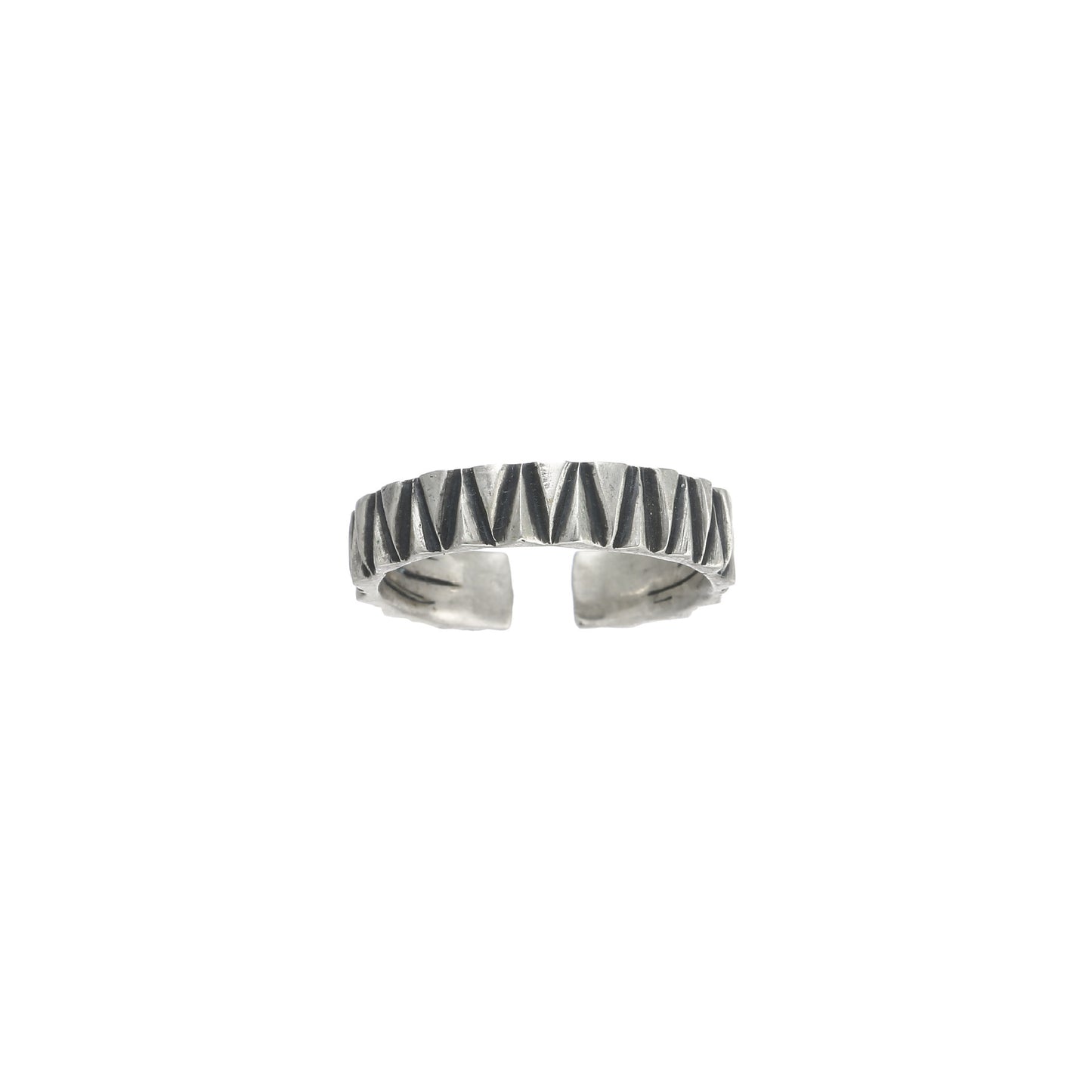 Sophisticated Silver Couple Rings